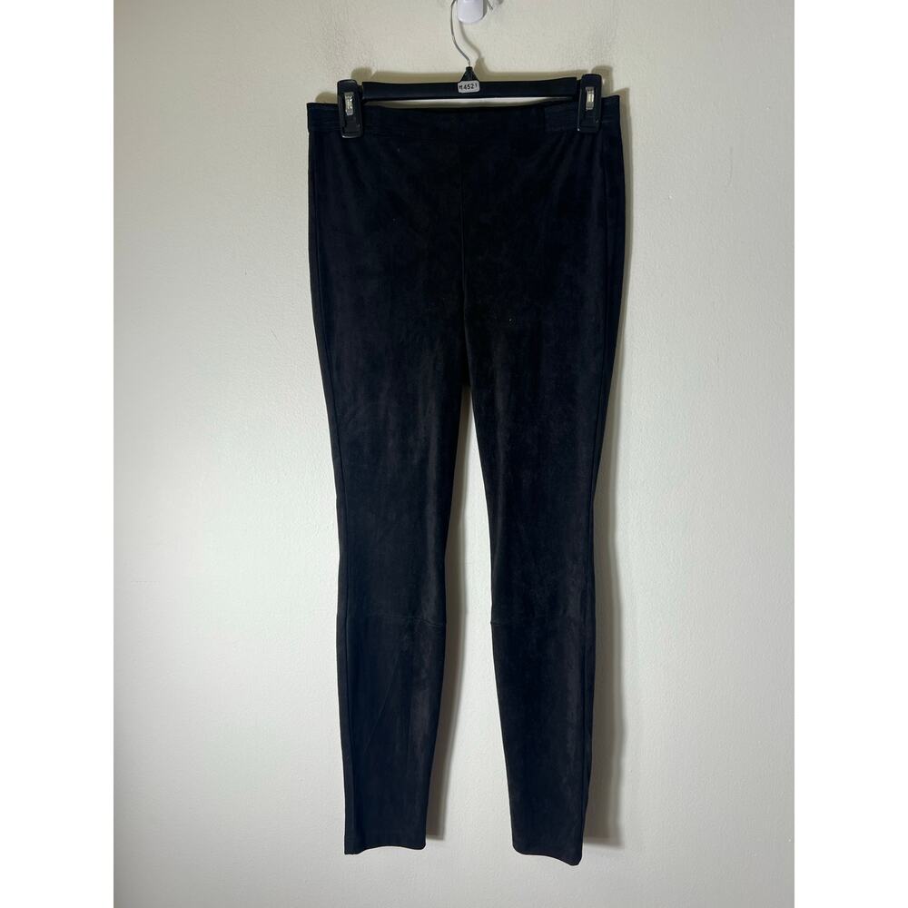 BB Dakota Black Faux Suede Leggings